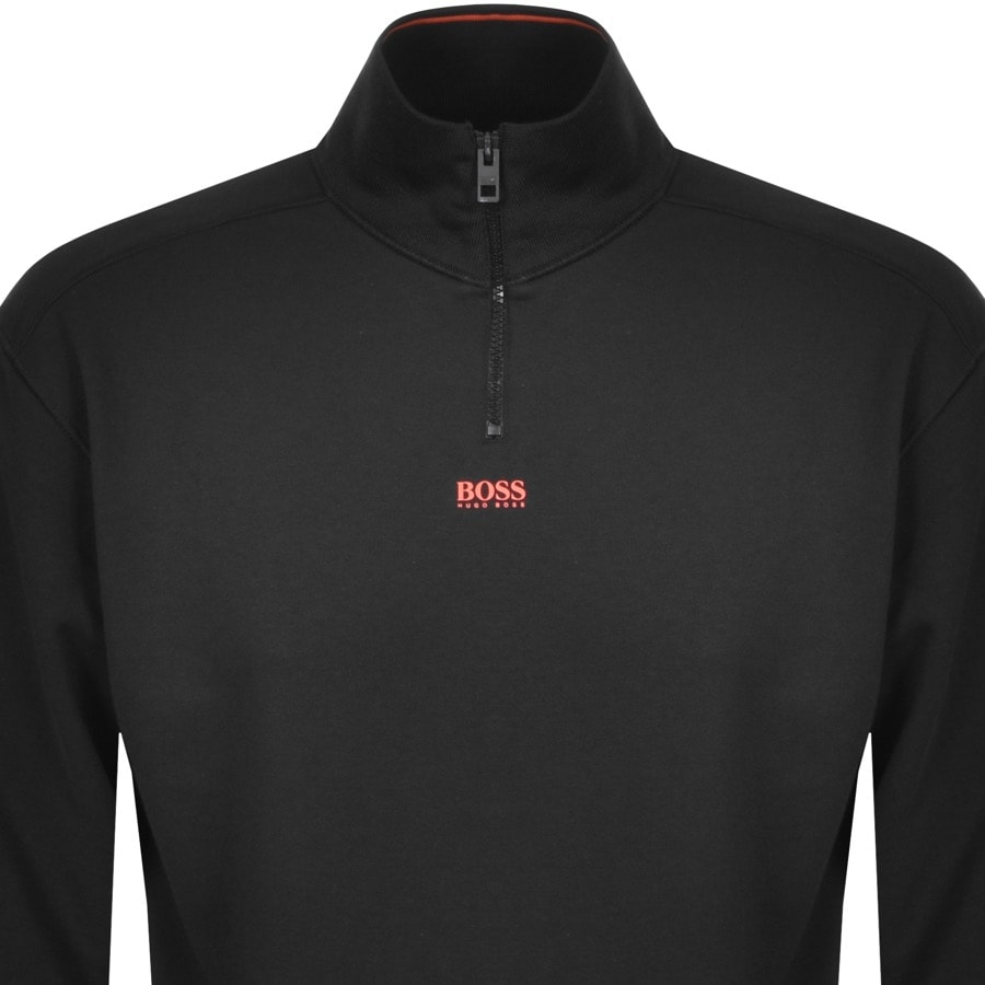 Alternative Image for ProductBOSS ZPitch Half Zip Sweatshirt Black2